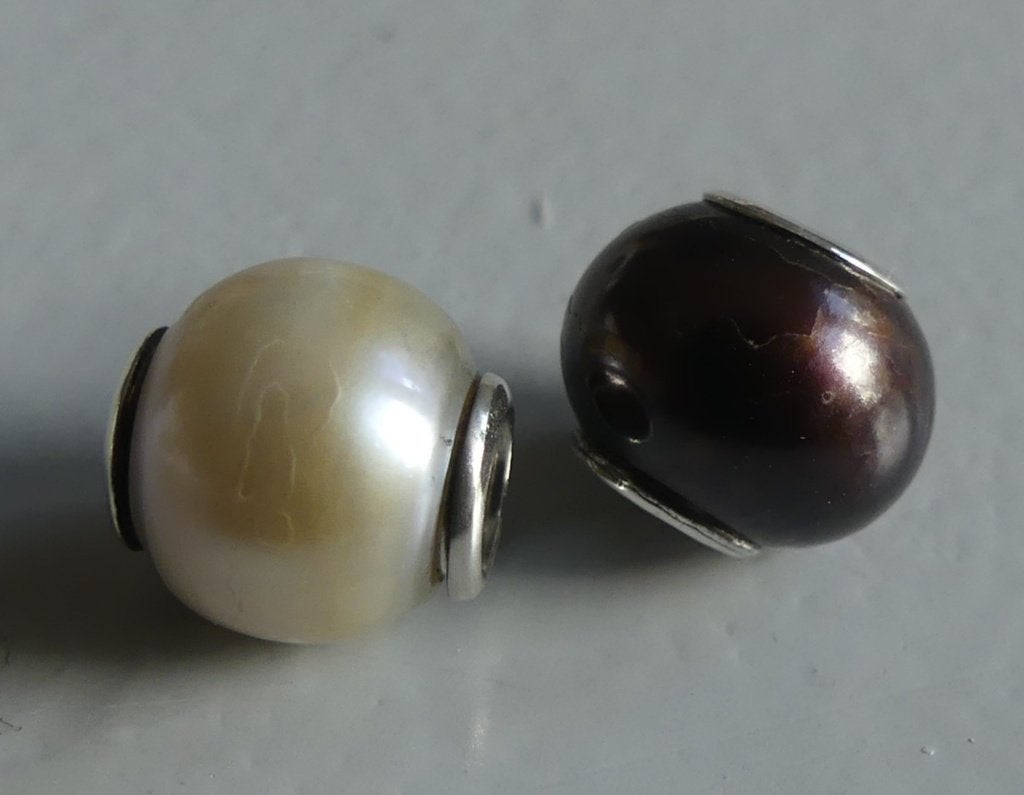 Trollbeads 2 GEBRUIKTE PARELTJES, samen €20,00, Gebruikt, -, Verzenden, -