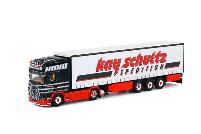 KAY SCHULTZ; SCANIA R(6) TOPLINE 4X2 CURTAINSIDE TRAILER, Nieuw, Ophalen of Verzenden, Bus of Vrachtwagen, Wsi