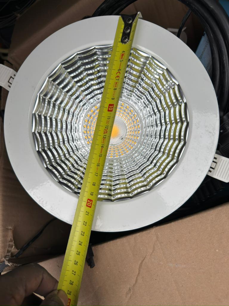 Interlight LED inbouw downlight 28W dimbaar + driver–Ø23 cm, Ophalen of Verzenden, Gebruikt