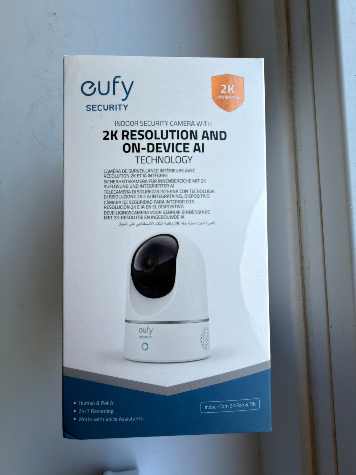 eufy security indoor cam pan & tilt, 2 stuks Apple Homekit, Ophalen, Gebruikt, Binnencamera