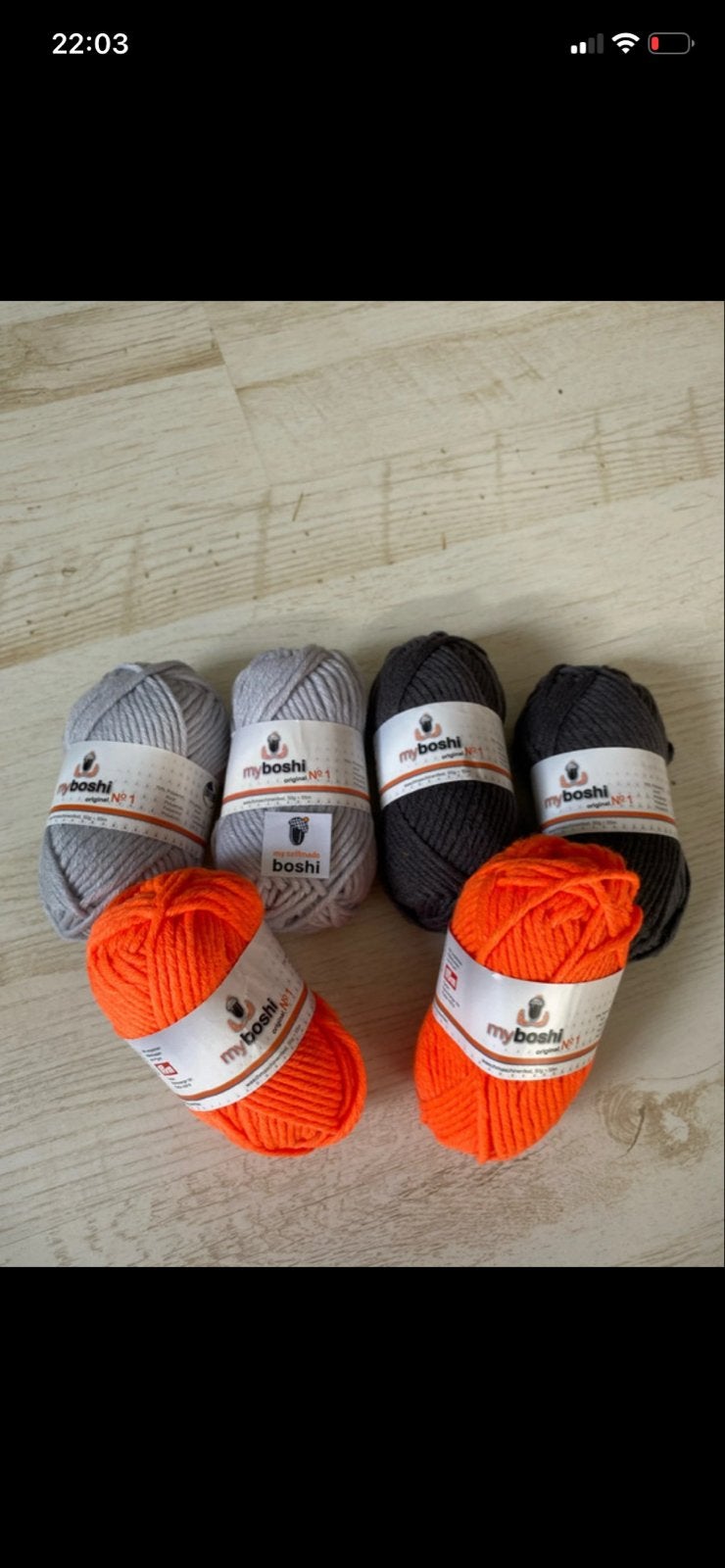 Myboshi Wol - Diverse Kleuren 6 stuks, Hobby en Vrije tijd, Ophalen of Verzenden, Nieuw, Breien of Haken, Wol of Garen