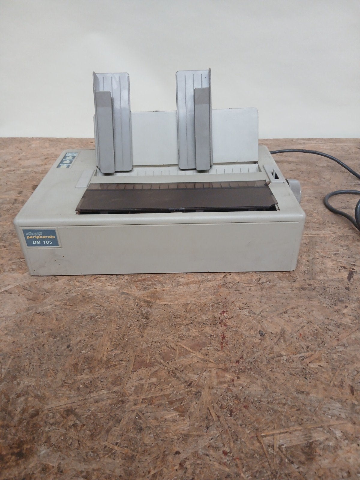 Vintage Olivetti DM 105 Matrixprinter ., Computers en Software, Printers, Ophalen, Zwart-en-wit printen, Gebruikt, Matrix-printer