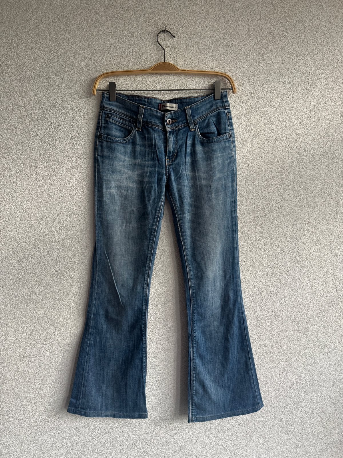 Vintage Levi’s 479 Booty Flare Fit denim jeans, Levi's, Blauw, Ophalen of Verzenden, Zo goed als nieuw