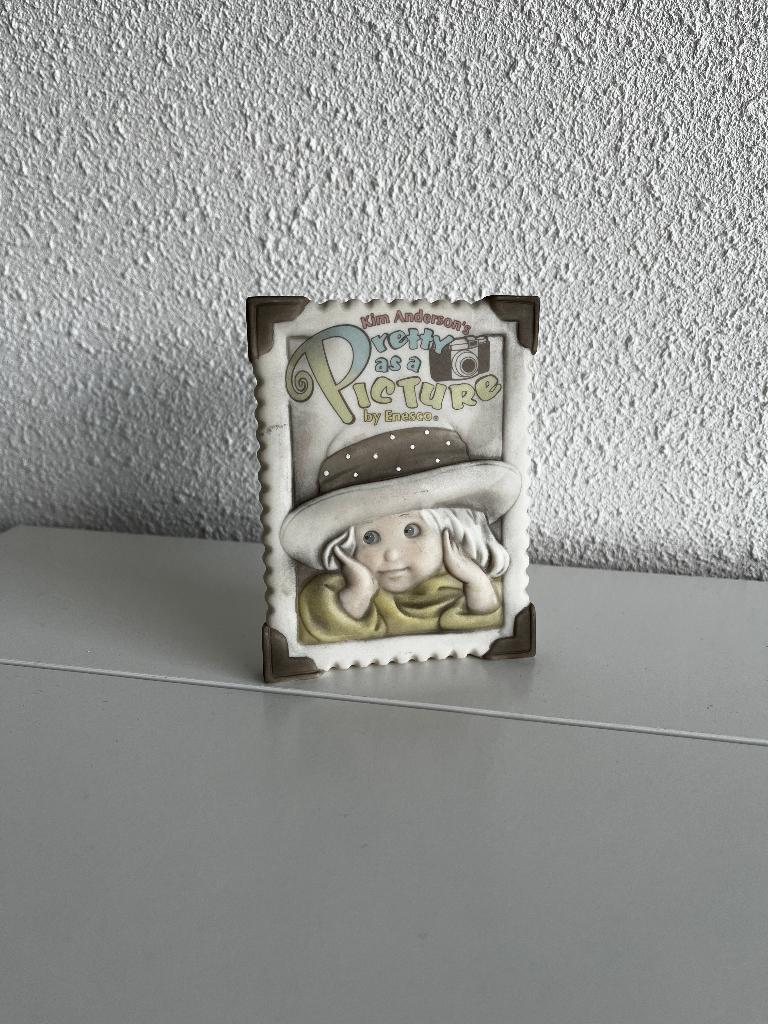 Porseleinen plaquette van Kim Anderson ( 1995 ), Ophalen of Verzenden, Overige typen
