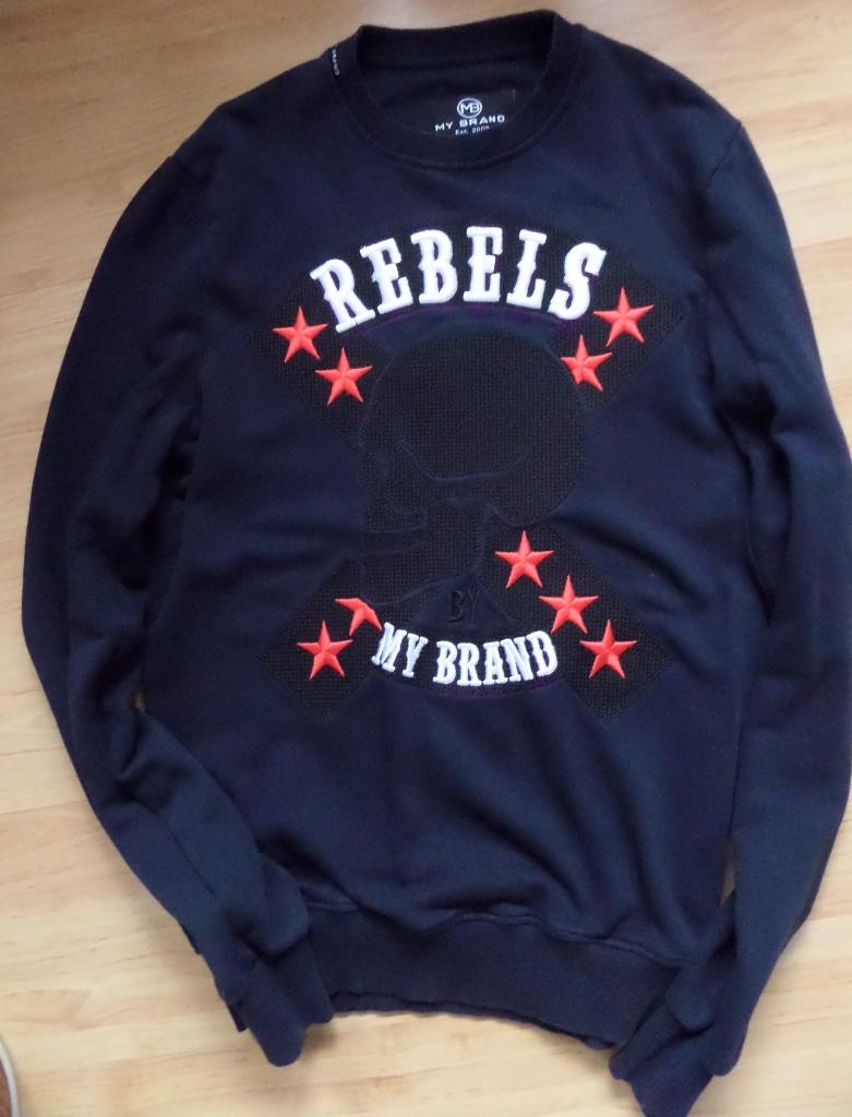 Stoere donkerblauwe trui van My Brand maat M, Kleding | Heren, Truien en Vesten, Ophalen of Verzenden, Zo goed als nieuw, My Brand