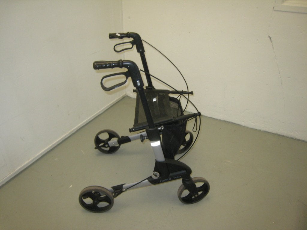 Topro Troja lichtgewicht rollator zwart, geen rugband, Niet ingevuld, Gebruikt, Niet ingevuld, Niet ingevuld