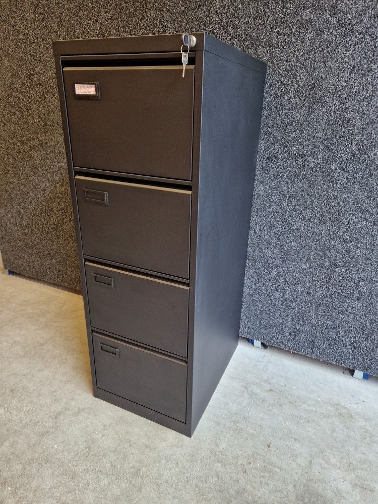 ALRECU Dossierladenkast 4 laden zwart (nieuw), Ophalen, Info@alrecu.nl, Minder dan 50 cm, 100 tot 150 cm