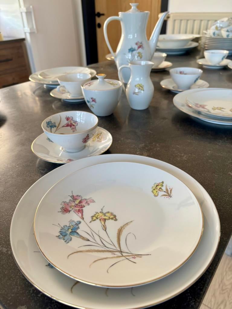 Mitterteich Bavaria servies 12p, Antiek en Kunst, Ophalen