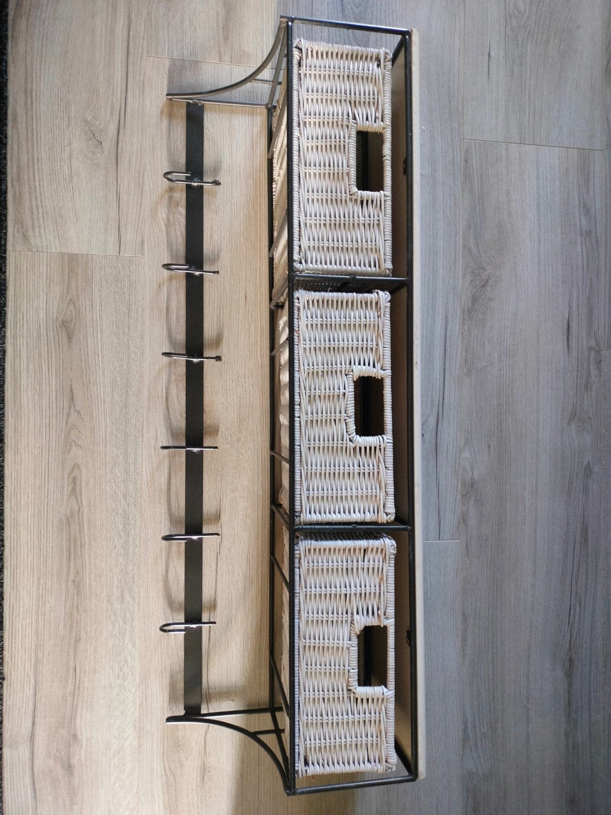 Kapstok met 6 haken., Huis en Inrichting, Ophalen of Verzenden, Hout, Wandkapstok, Minder dan 100 cm