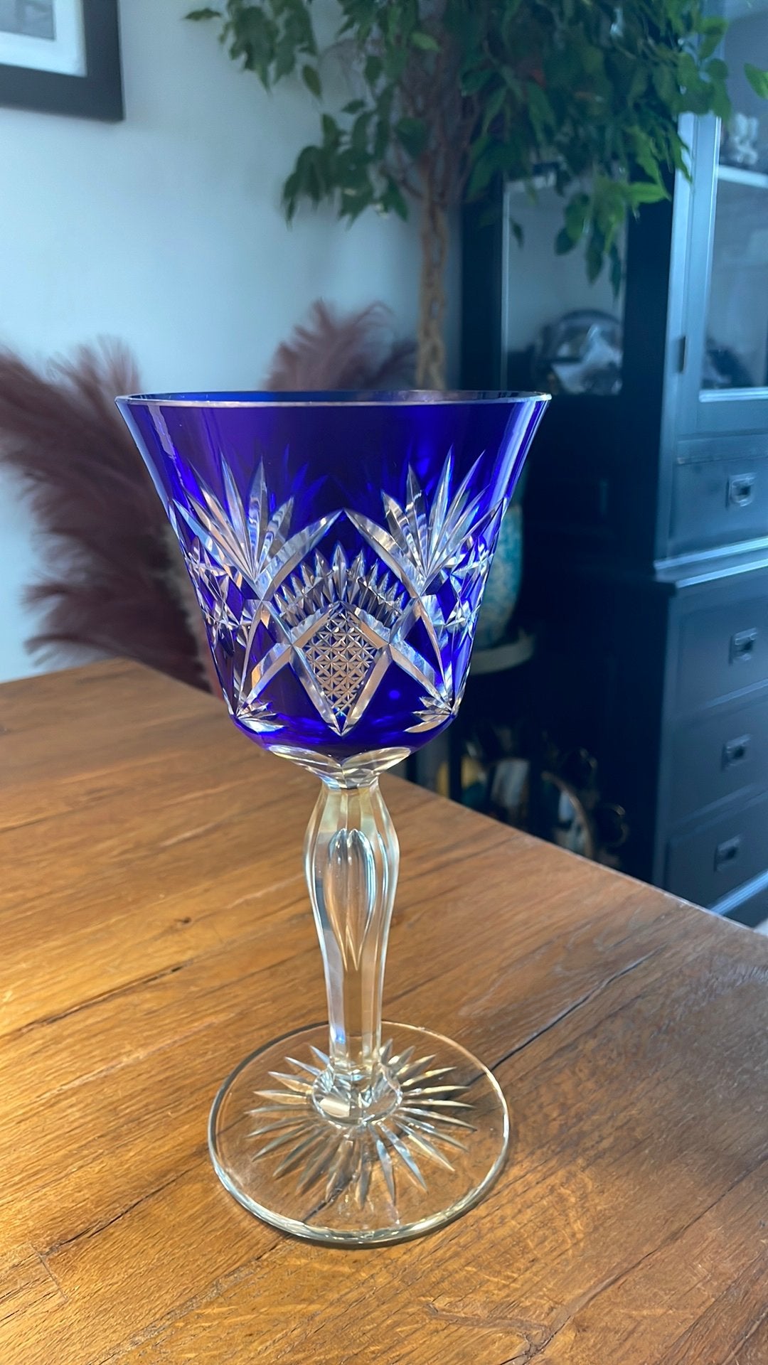 Kelkglas Christallerie Saint Louis ca. 1905, Antiek en Kunst, Antiek | Glas en Kristal, Ophalen of Verzenden