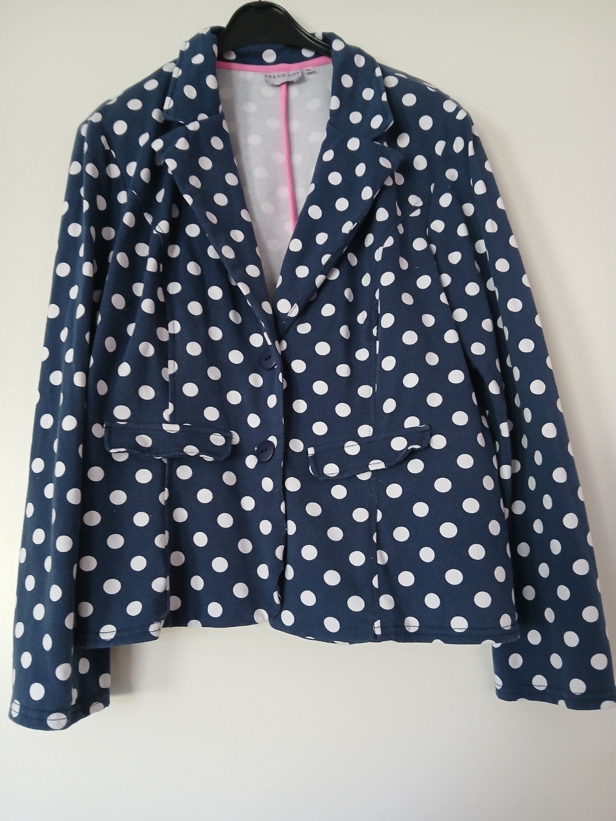 Leuk tricot jasje in maat XL van Trend One., Ophalen, Blauw, Maat 46/48 (XL) of groter, Jasje