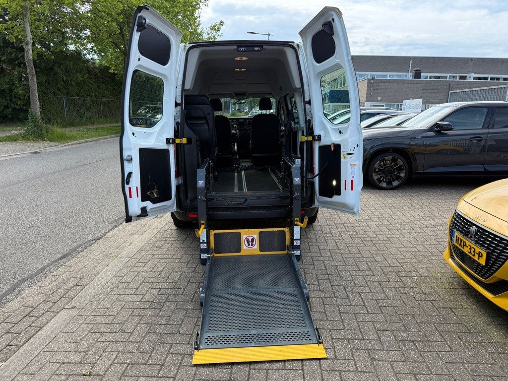 Ford Transit Custom 2.0 TDCI L1H2 Trend Automaat, Rolstoel /, Stof, 4 cilinders, 4 stoelen, Wit