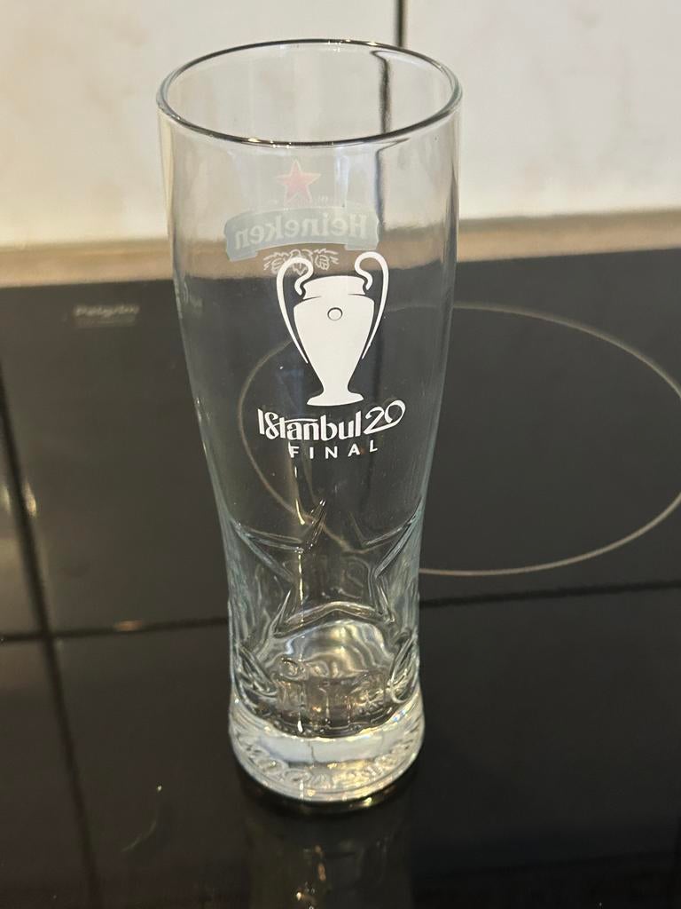 Heineken Champions League finale glas Istanbul 2020, Ophalen, Nieuw, Bierglas