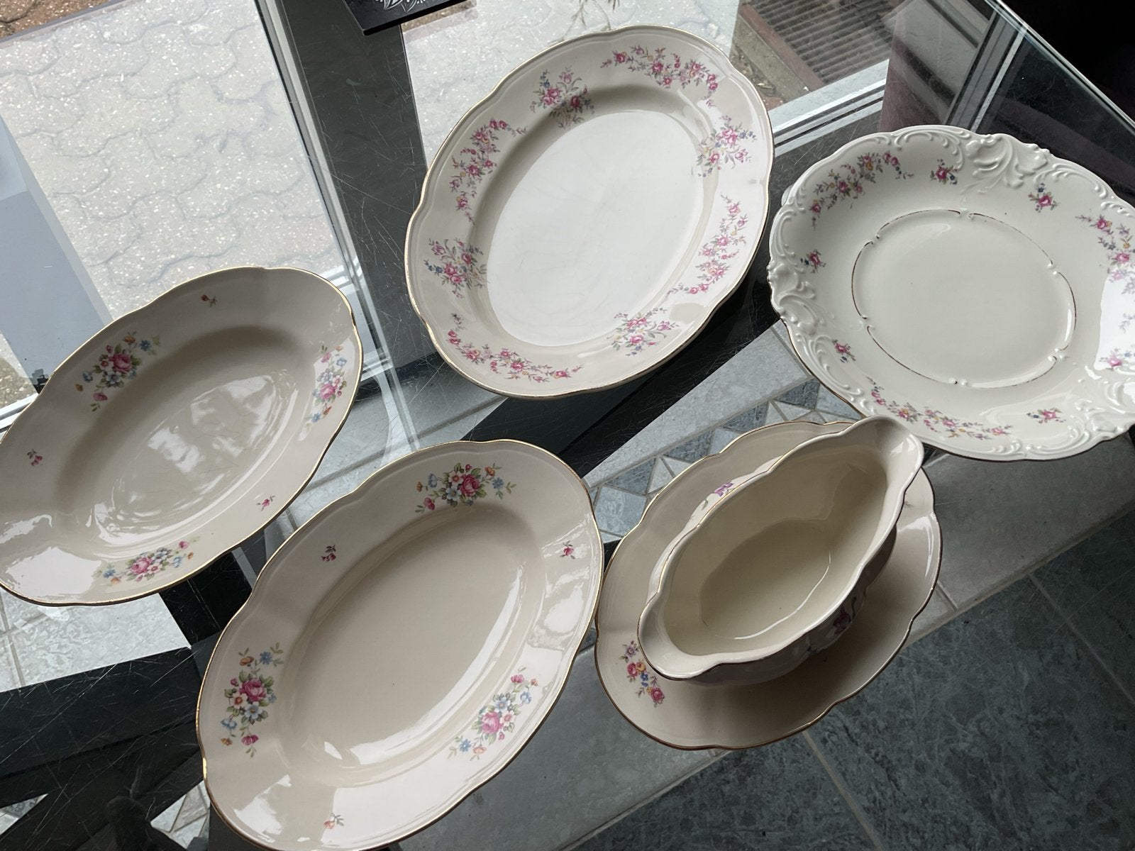 Vintage Chodziez servies - Made in Poland, Antiek en Kunst, Ophalen of Verzenden