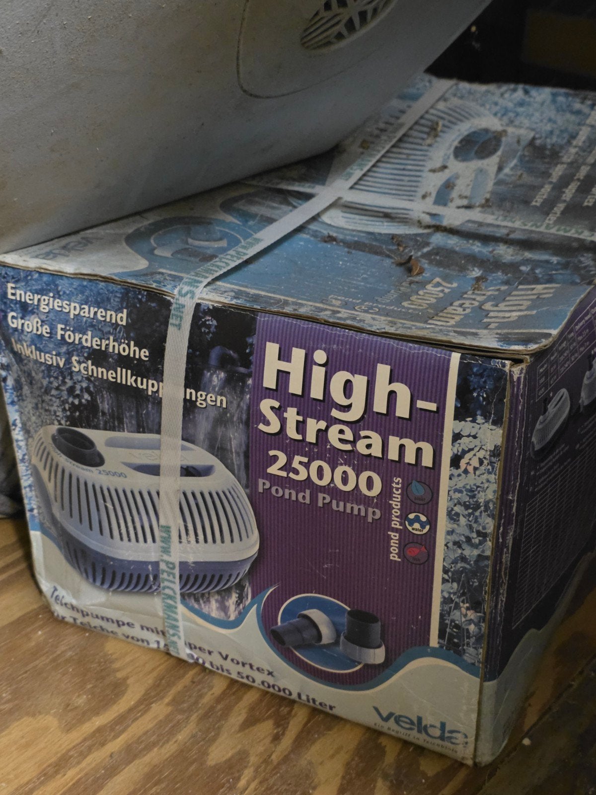 nieuw in doos.Velda High-Stream 25000 Vijverpomp - Energiez, Tuin en Terras, Ophalen, Nieuw, Vijverpomp