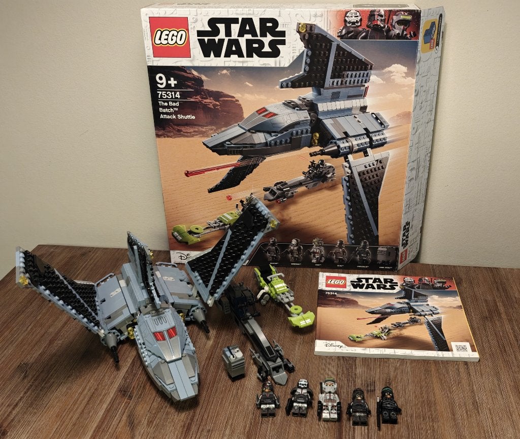LEGO - Star Wars - The Bad Batch Attack Shuttle 75314, Star Wars, Lego, Ophalen of Verzenden, Zo goed als nieuw