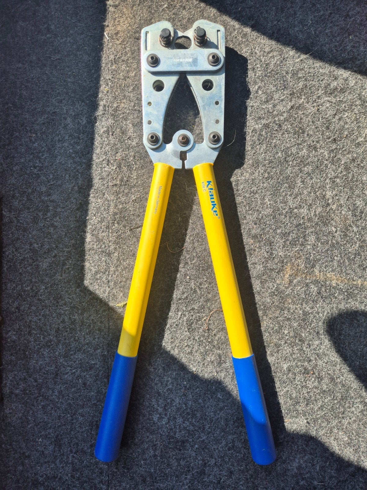 Klauke K08C handbediende krimptang, Doe-het-zelf en Verbouw, Ophalen of Verzenden, Gebruikt, Tang, Overige merken