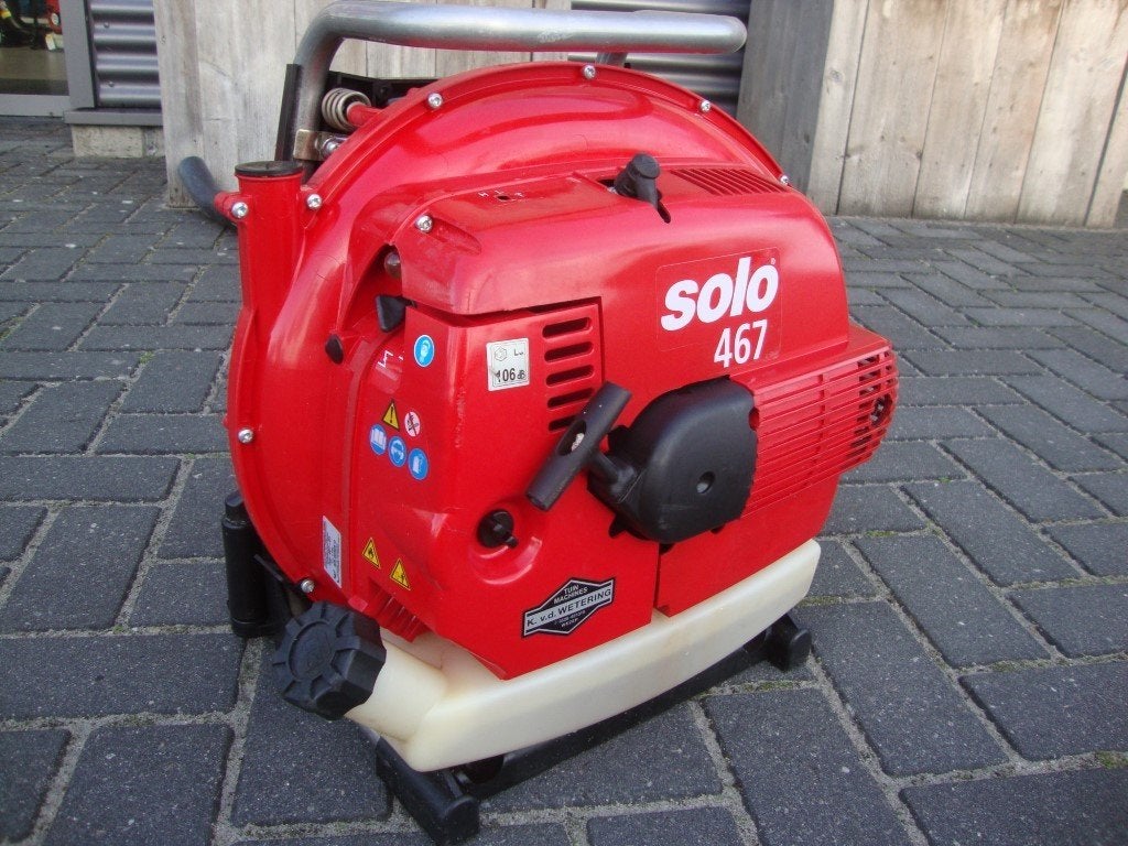 Solo 476 rug gedragen blazer 1400m3 met weinig geluid, Benzine, Ruggedragen, Ophalen of Verzenden, Zo goed als nieuw