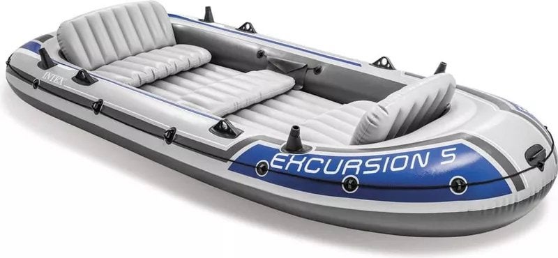 Intex 68325NP Excursie 5, Watersport en Boten, Ophalen, Drie personen of meer, Overige typen, Zo goed als nieuw