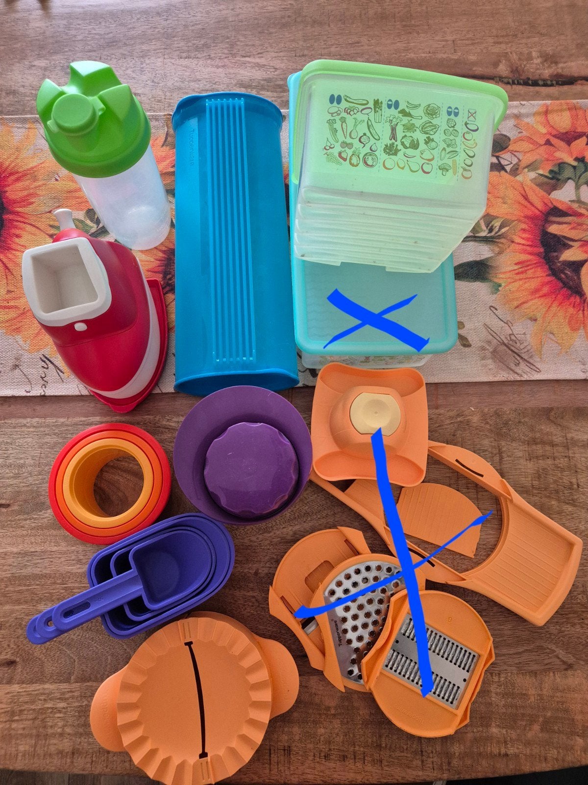 Diverse Tupperware collectie, Huis en Inrichting, Keuken | Tupperware, Gebruikt, Overige kleuren, Overige typen, Ophalen of Verzenden