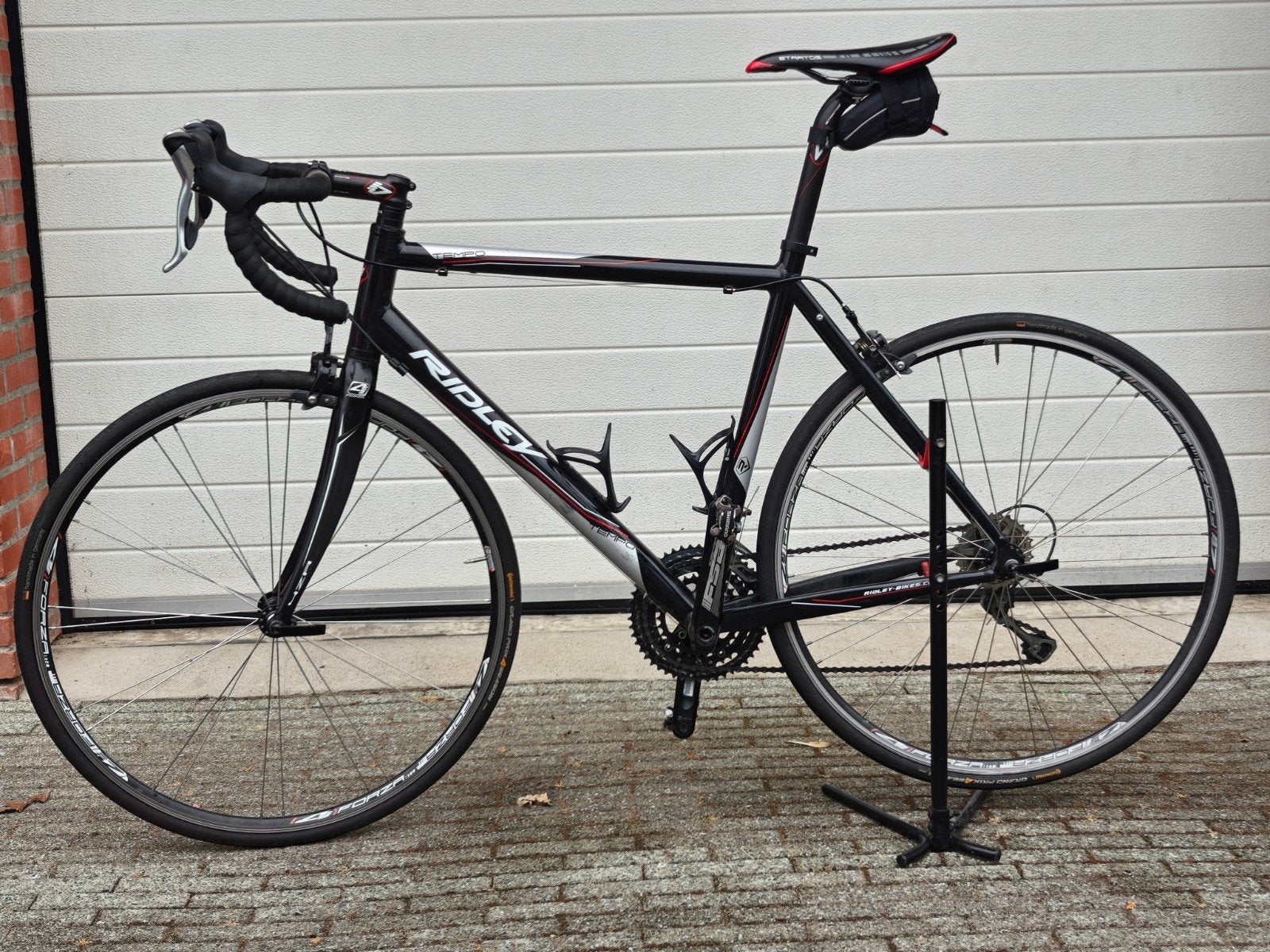 Ridley Tempo racefiets met volledige set accessoires, Gebruikt, Heren, Aluminium, Meer dan 20 versnellingen