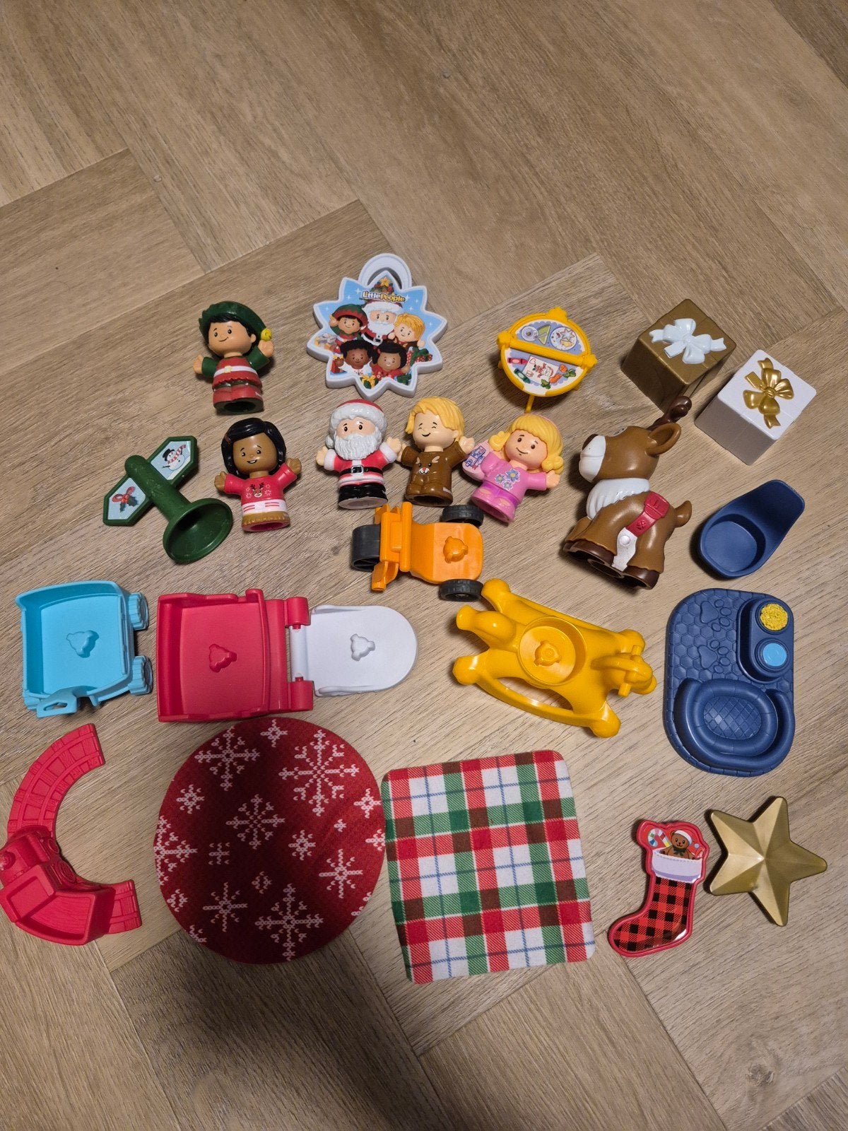 Little People Kerstset met figuren en accessoires, Ophalen, Gebruikt, Jongen of Meisje