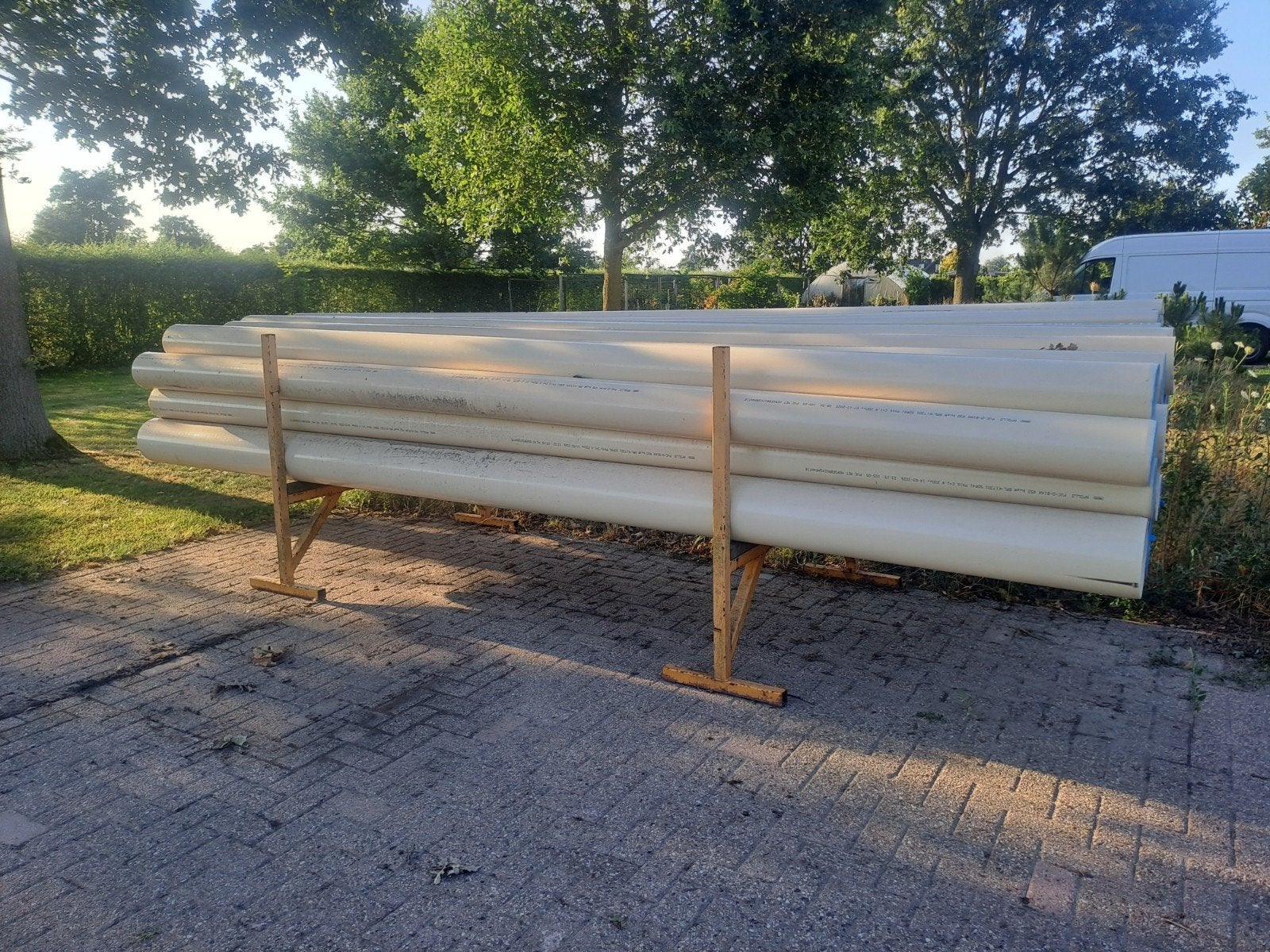 nieuwe pvc buis 63/160/200/250, Doe-het-zelf en Verbouw, Buizen en Afvoer, Ophalen of Verzenden, Nieuw, Pvc, 80 mm of meer