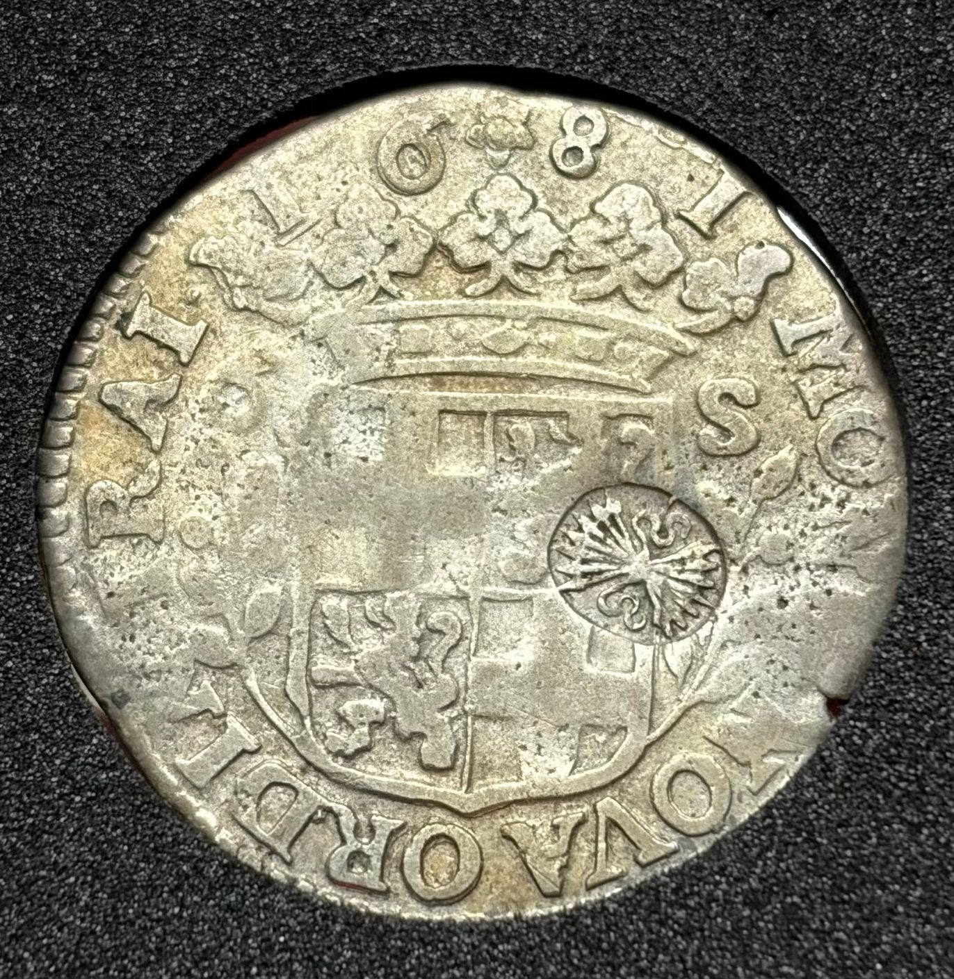 Rijderschelling Utrecht 1681 met klop, Vóór koninkrijk, Zilver, Losse munt, Overige waardes