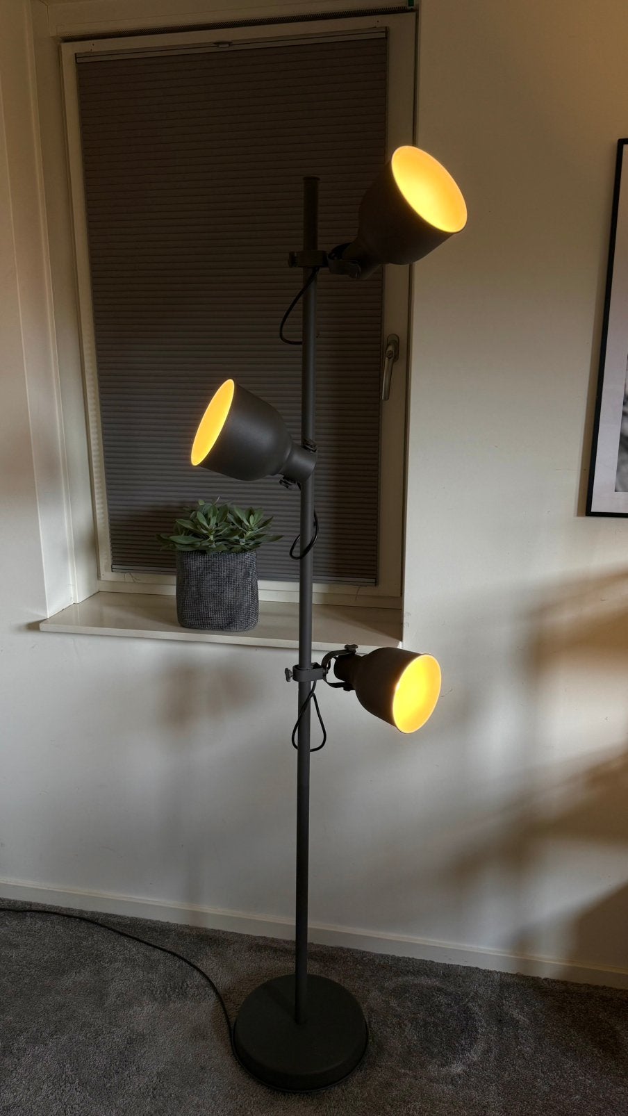 IKEA IKEA HEKTAR Staande lamp, Ophalen, Zo goed als nieuw, Minder dan 100 cm