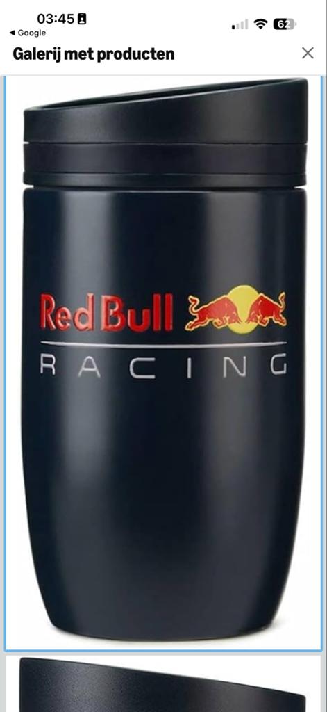 Red Bull Racing thermobeker / koffiebeker – RVS – 350 ml, Ophalen of Verzenden, Formule 1