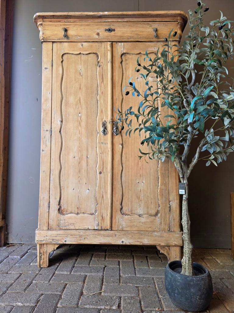 Grenen biedermeier meidenkast oudelook bez mogelijk, Antiek en Kunst, Antiek | Meubels | Kasten, Ophalen of Verzenden