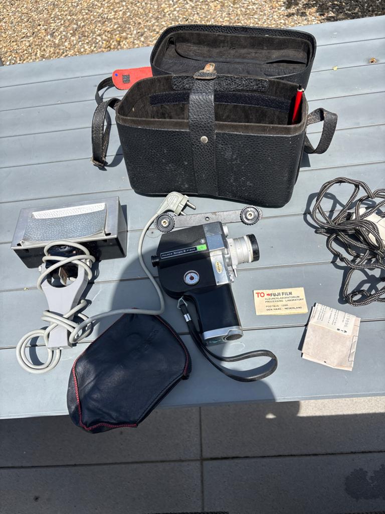 Fujica Single 8 P300 filmcamera met accessoires, Ophalen of Verzenden, Gebruikt, Camera, Overige merken