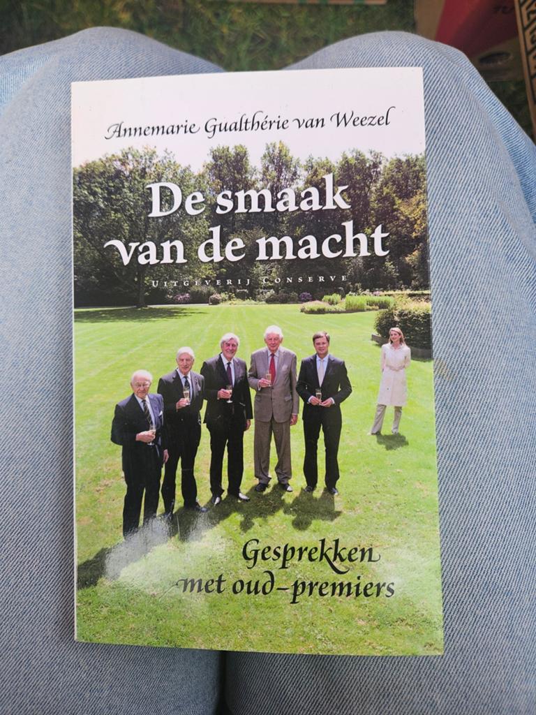 De smaak van de macht: Gesprekken met oud-premiers, Boeken, Biografieën, Gelezen, Politiek, Ophalen of Verzenden