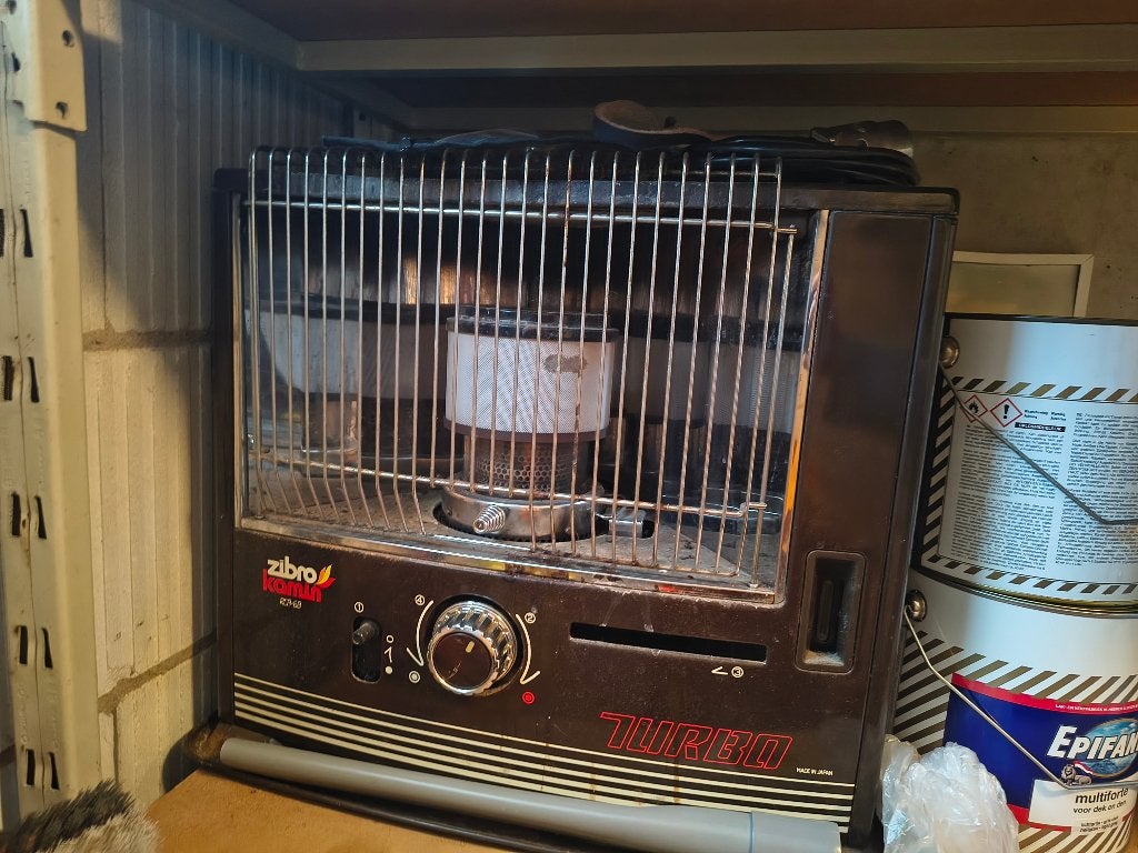 Zibro kamin, Ophalen, Gebruikt, Overige brandstoffen, Petroleumkachel