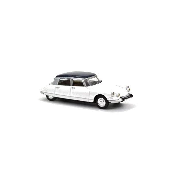 Citroen DS 21 Pallas 1967 Carrara Wit Modelauto 1/43 Norev, Auto, Norev, Ophalen of Verzenden, Norev