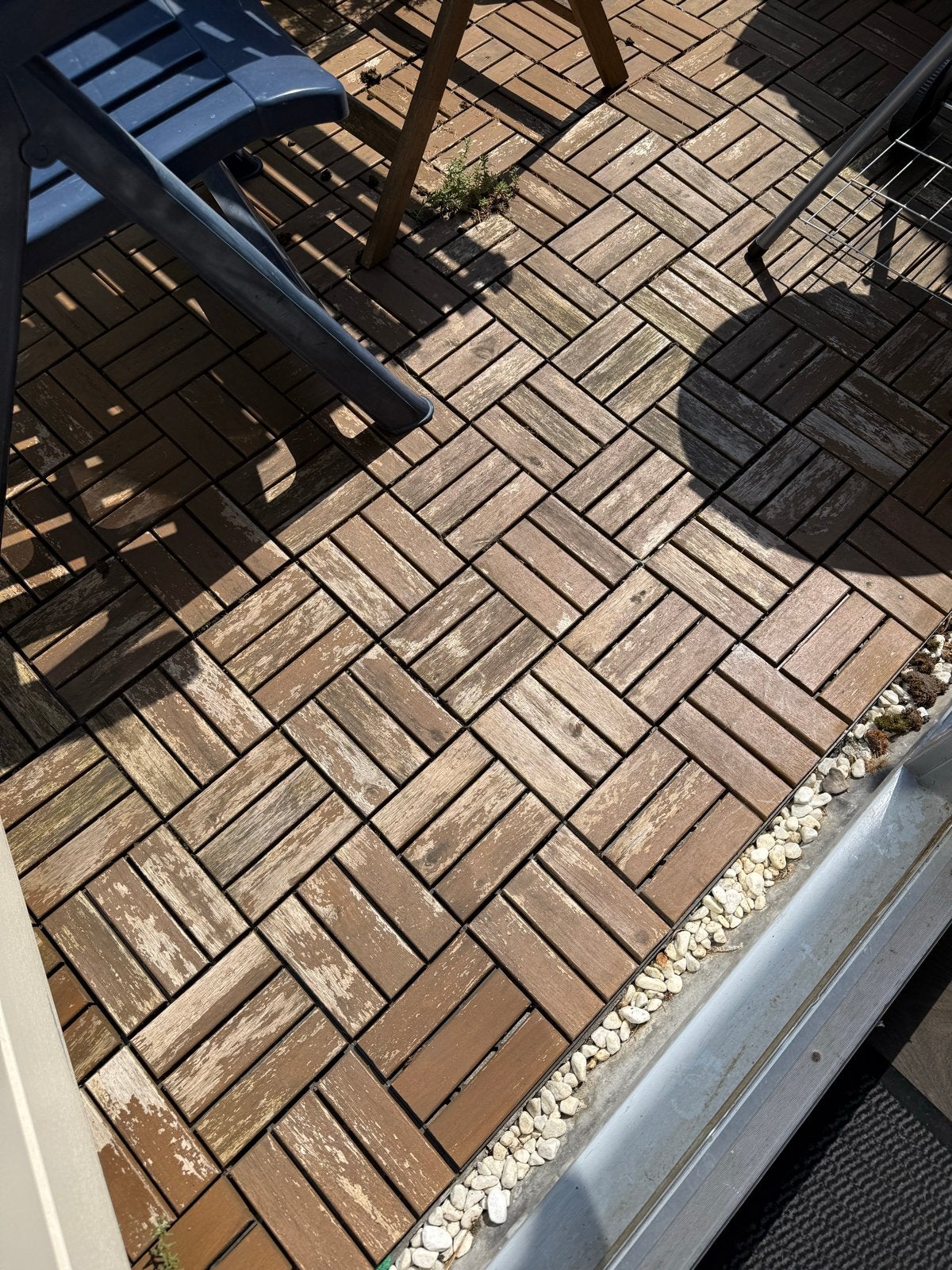 IKEA Runnen Terrastegels Houten Vlondertegels, Ophalen, Gebruikt, Hout