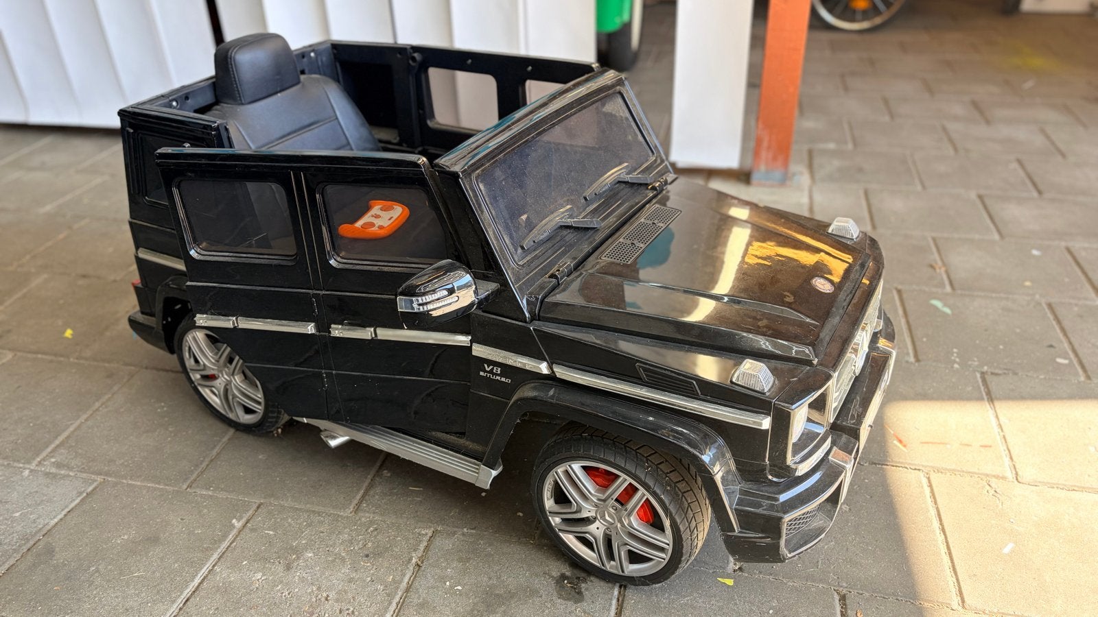 Mercedes G-Klasse elektrische kinderauto met afstandsbedieni, Ophalen, Gebruikt, Afstandsbediening