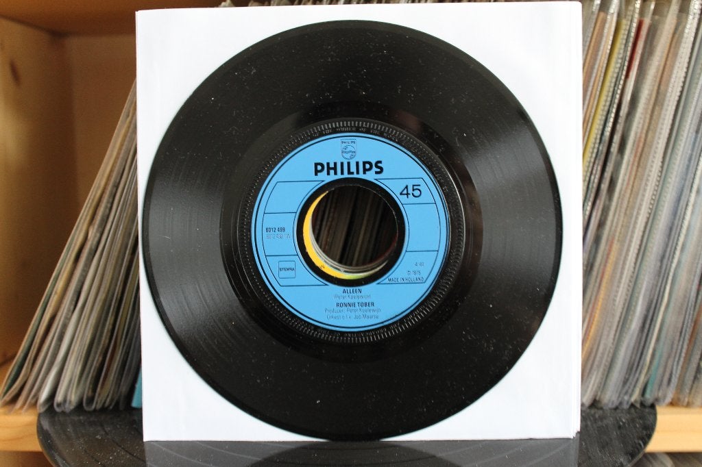 7" Single Ronnie Tober - Alleen / Oh Kimmie, Gebruikt, 7 inch, Ophalen of Verzenden, Pop