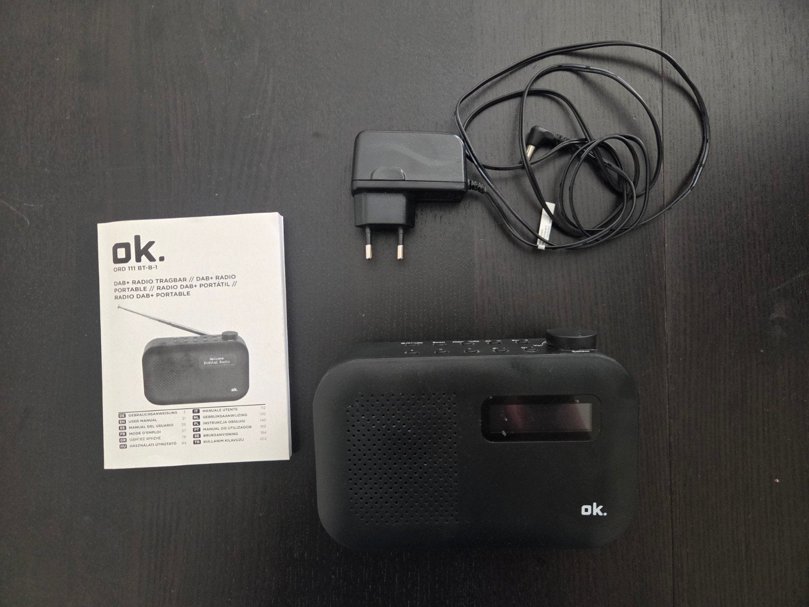 OK. Draagbare DAB+/FM-radio Bluetooth (ORD 111BT-B-1), Ophalen