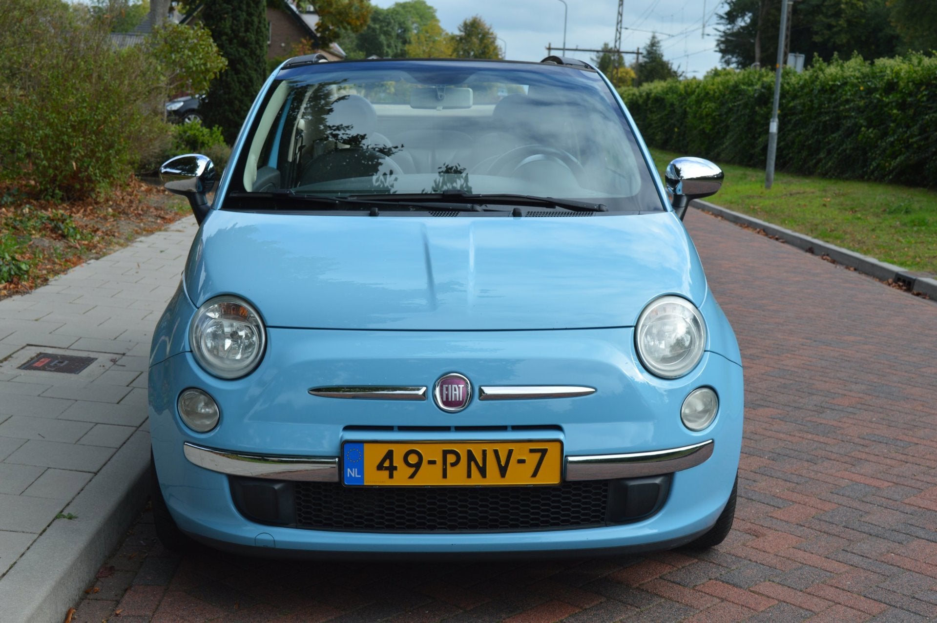 Fiat 500 C 0.9 TwinAir Lounge Org NL/NAP, Auto's, Euro 5, 86 pk, Gebruikt, Cabriolet