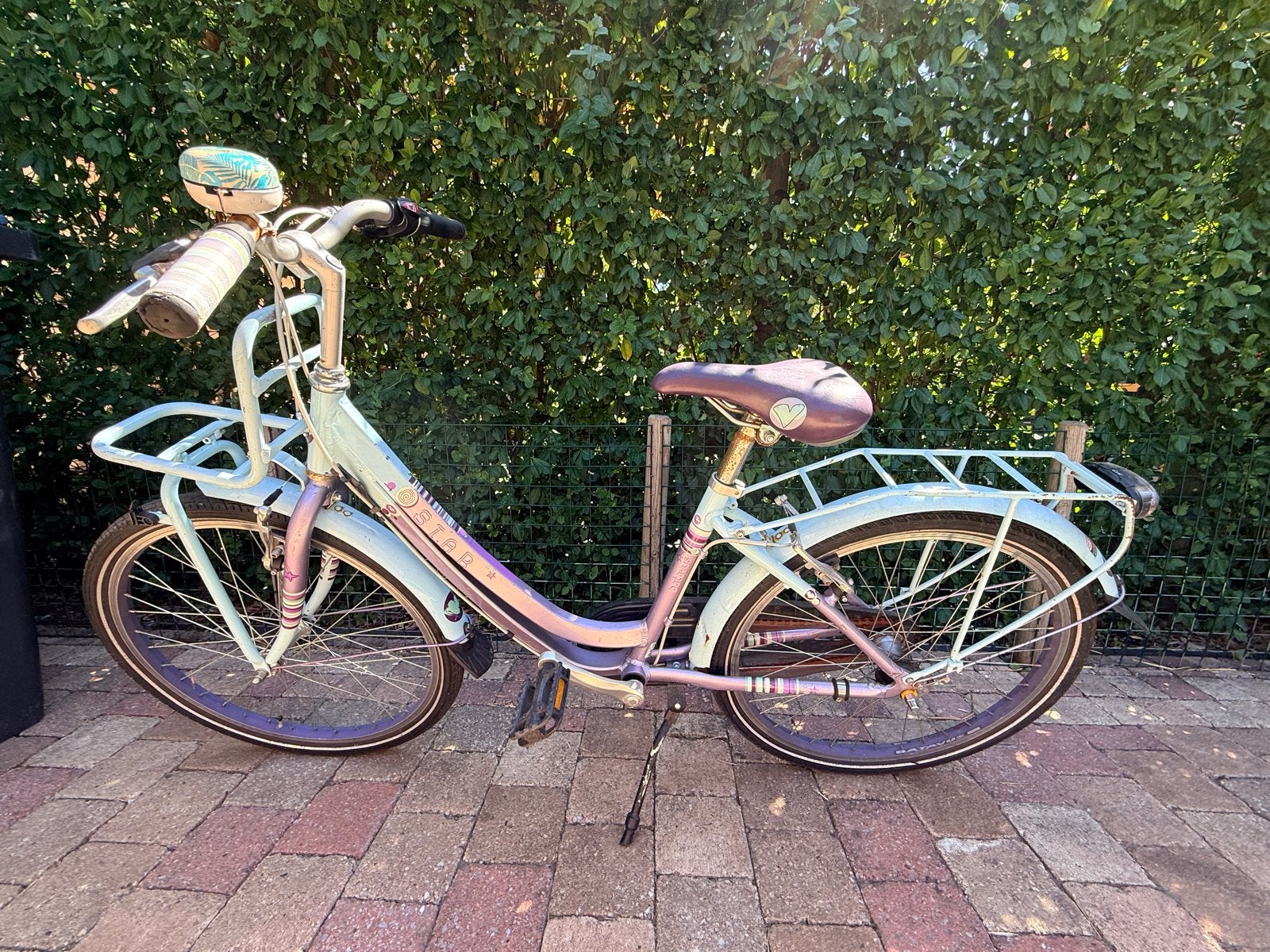 Batavus 24 inch meisjesfiets met Voordrager, Fietsen en Brommers, Fietsen | Meisjes, Ophalen, Velgrem, Versnellingen, Gebruikt