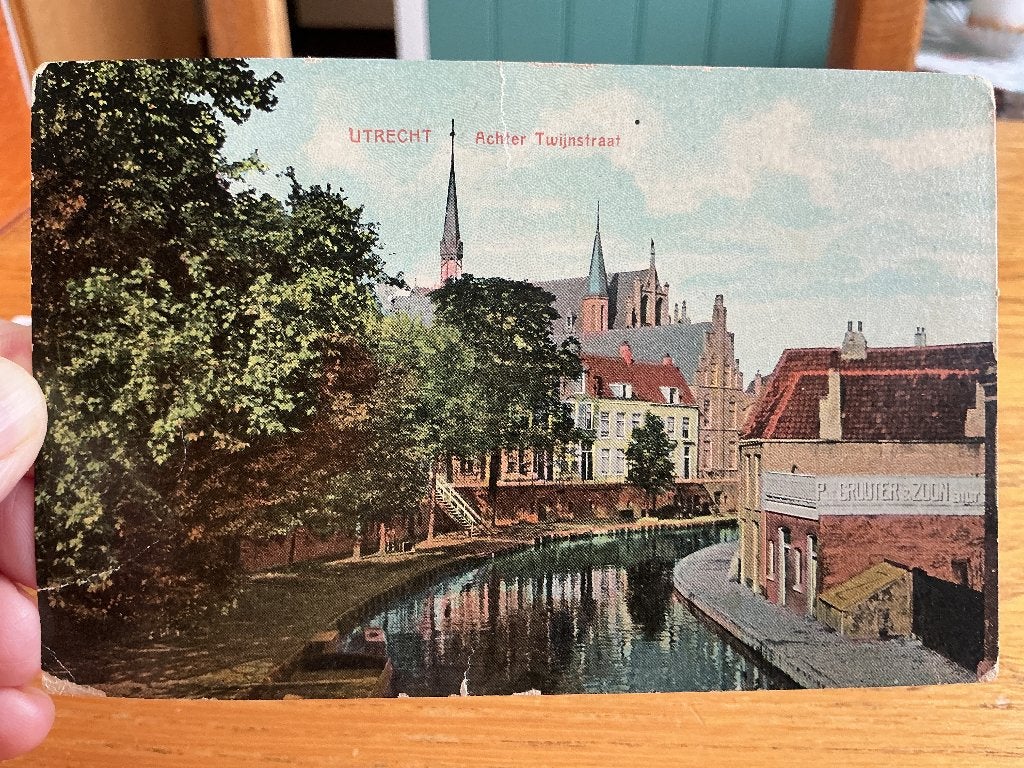 Utrecht achter Twijnstraat 1917, Verzenden, Voor 1920, Gelopen, Utrecht