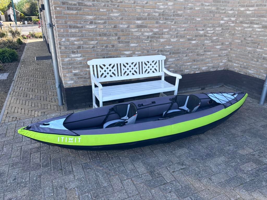 ITIWIT kajak voor 2 personen (bodemcompartiment lek), Watersport en Boten, Ophalen, Opblaasbaar, 2-persoons