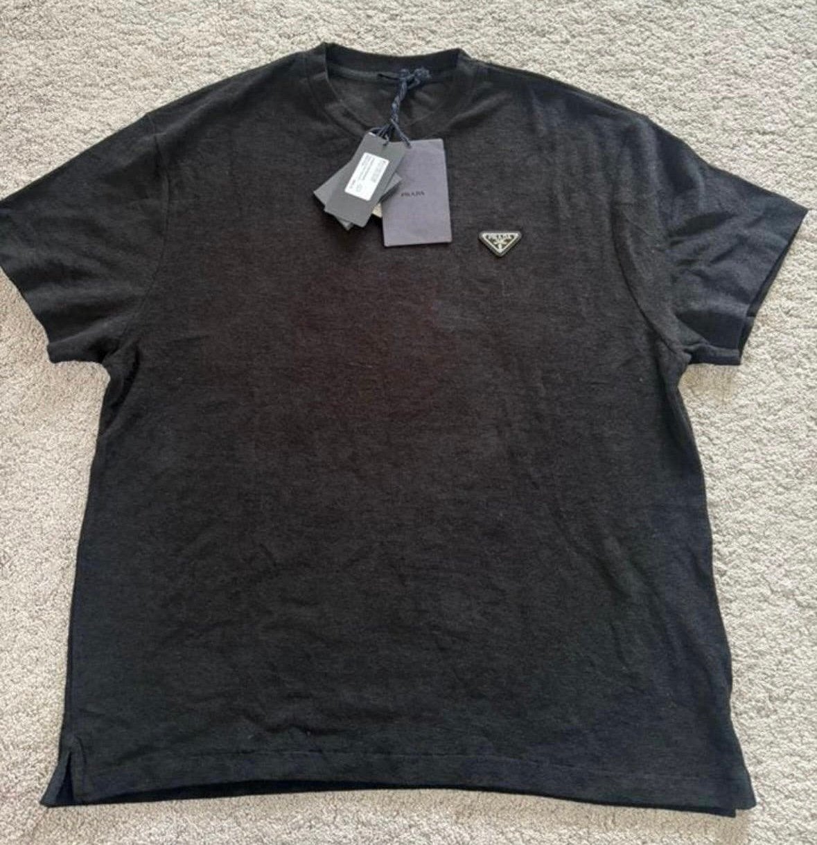 Prada shirt heren maat L, Kleding | Heren, Ophalen of Verzenden, Zo goed als nieuw, Zwart