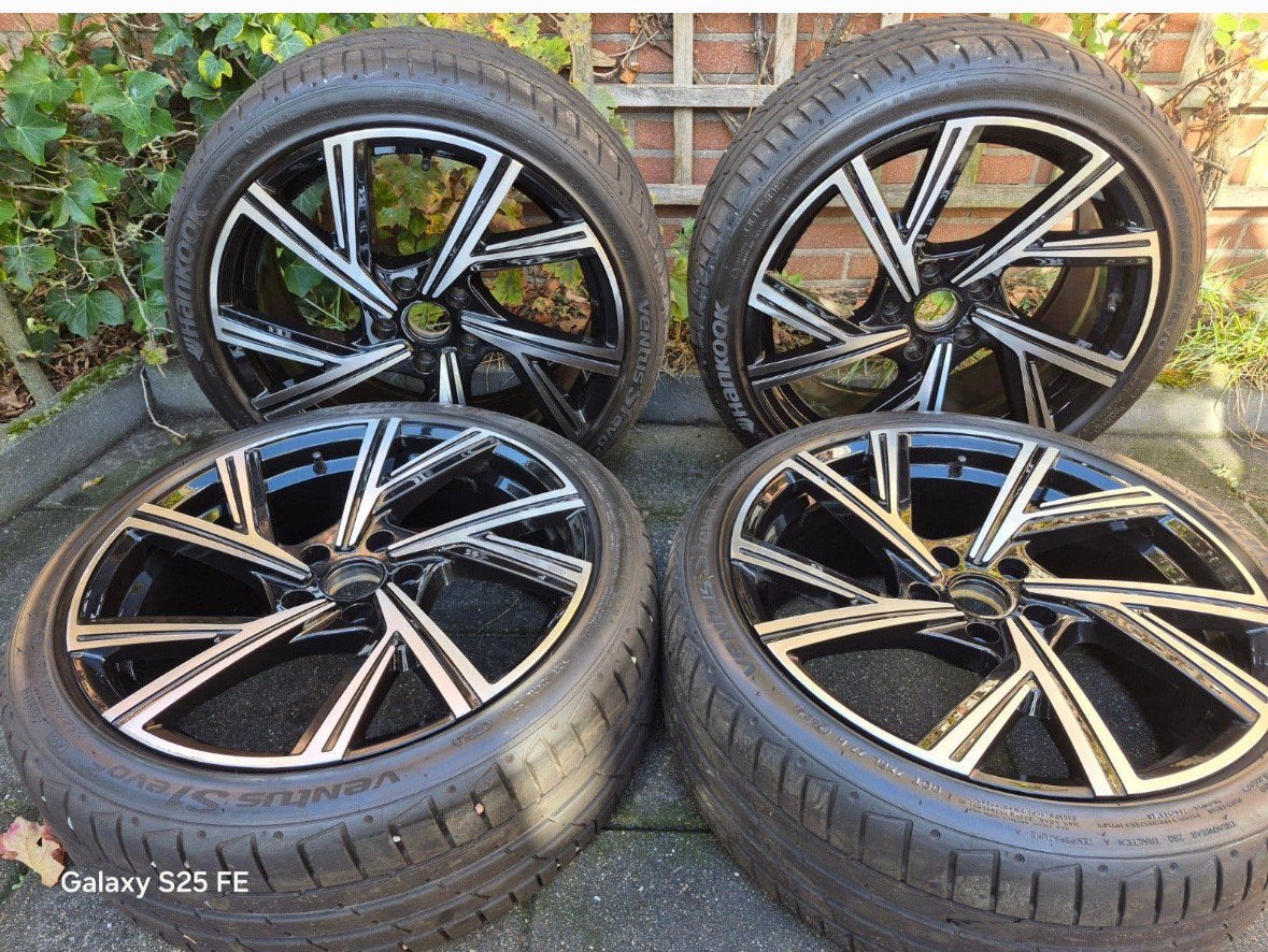 Volkswagen Velgen Brescia look  7 8 Caddy 225 40 18 5x112, 18 inch, Bestelwagen, Totalcarexpert@hotmail.com, Ophalen of Verzenden