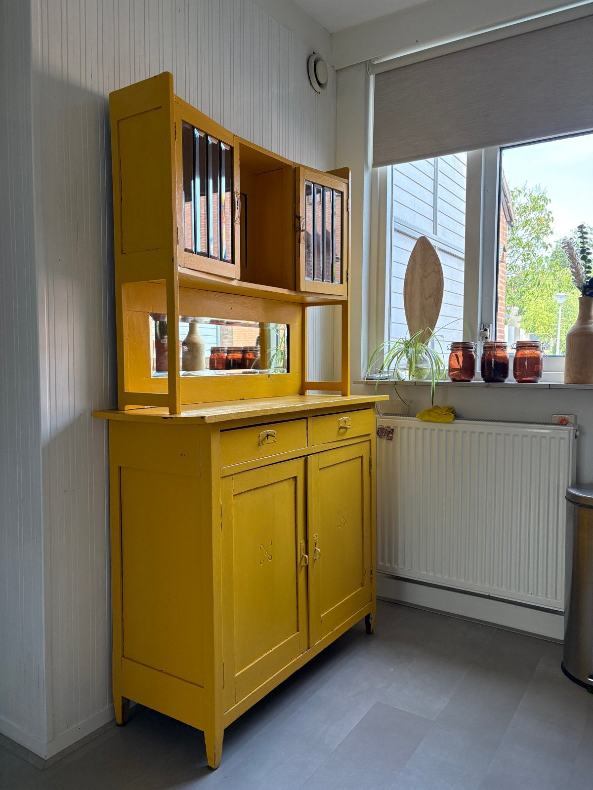 Antieke / vintage buffetkast met spiegeldetails, Ophalen