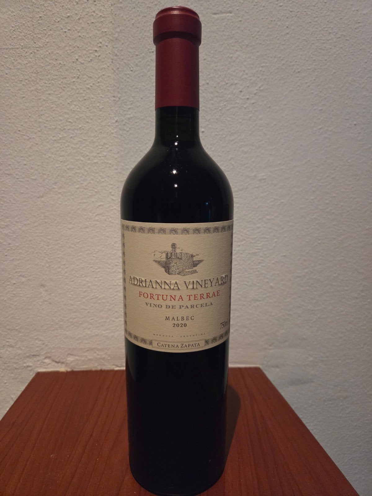 Catena Zapata Adrianna Vineyard Fortuna Terrae 2020 0.75l, Nieuw, Ophalen of Verzenden, Zuid-Amerika, Rode wijn