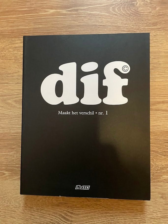 Boek: DIF maakt het verschil nr. 1 - Fons Burger., Fons Burger, Ophalen of Verzenden, Zo goed als nieuw, Grafische vormgeving