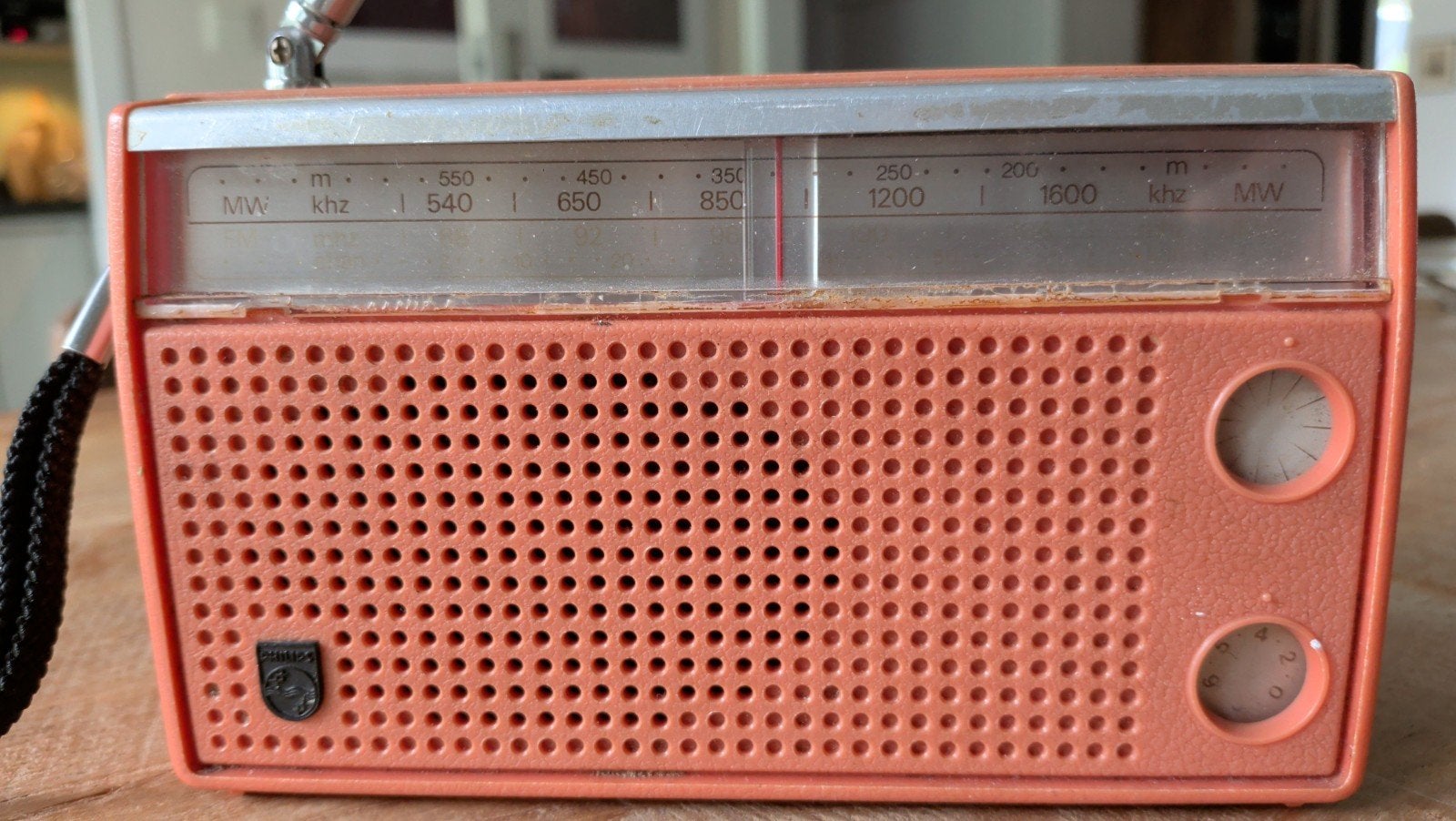 Vintage Philips Transistorradio uit de Jaren '70, Ophalen of Verzenden, Gebruikt, Transistorradio
