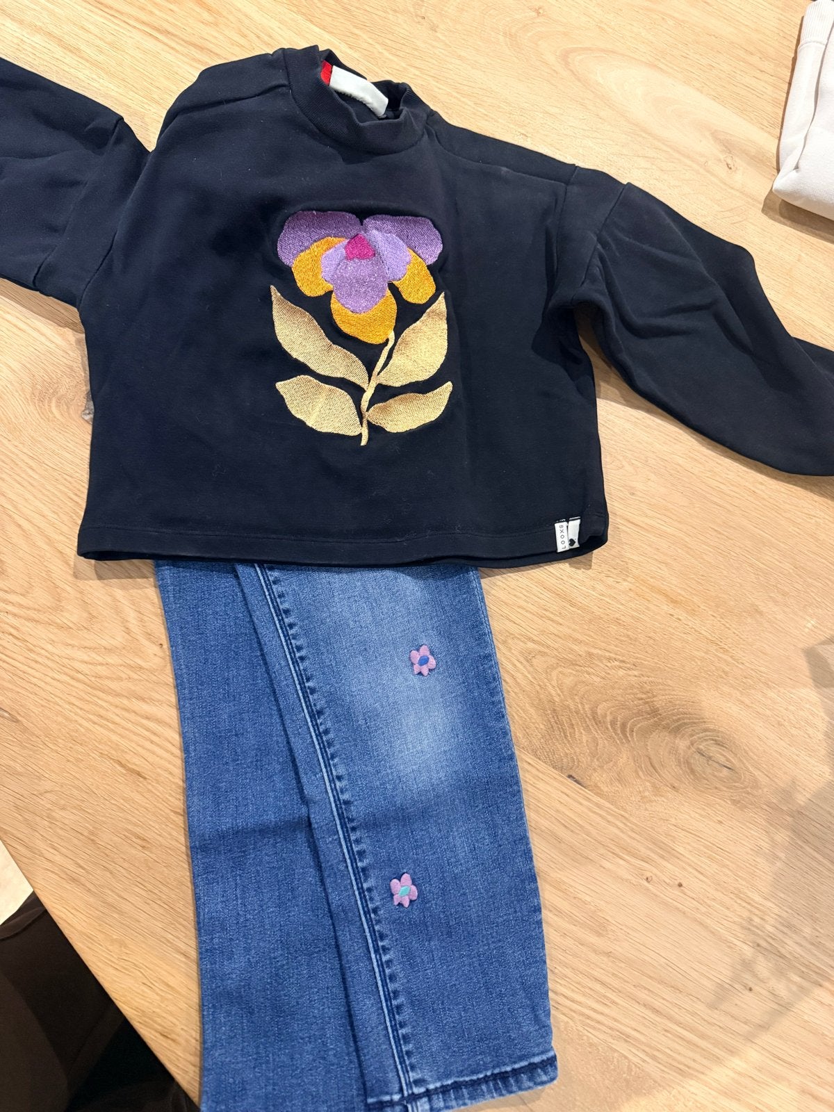 Looxs Revolution Trui & Stains Stories Jeans - Maat 116, Ophalen of Verzenden, Zo goed als nieuw, Meisje, Setje